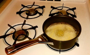 Browning the butter